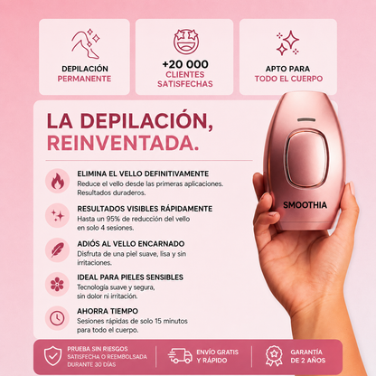 Smoothia™ – Depiladora IPL de Luz Pulsada